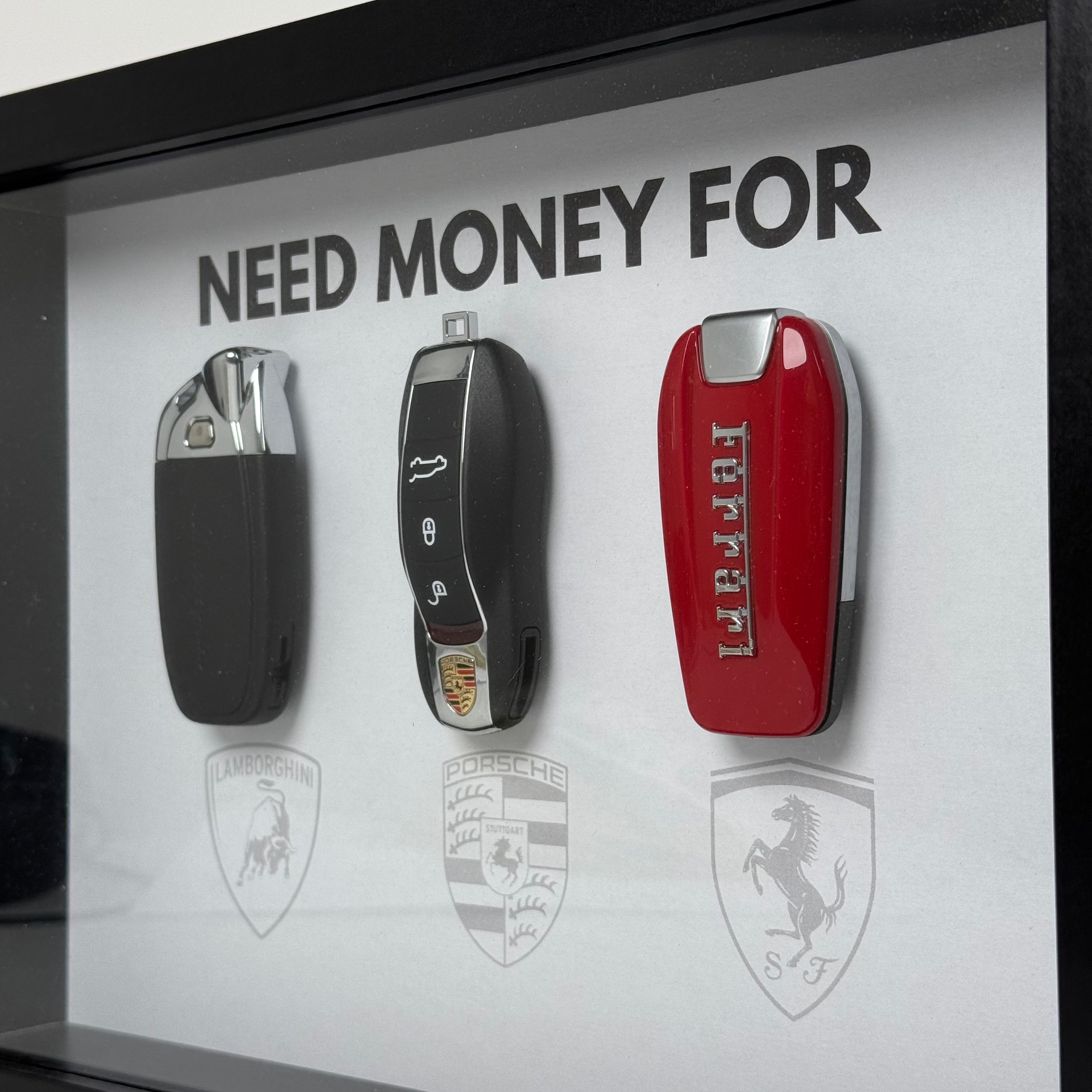 Cadre « Need money for » Cartist