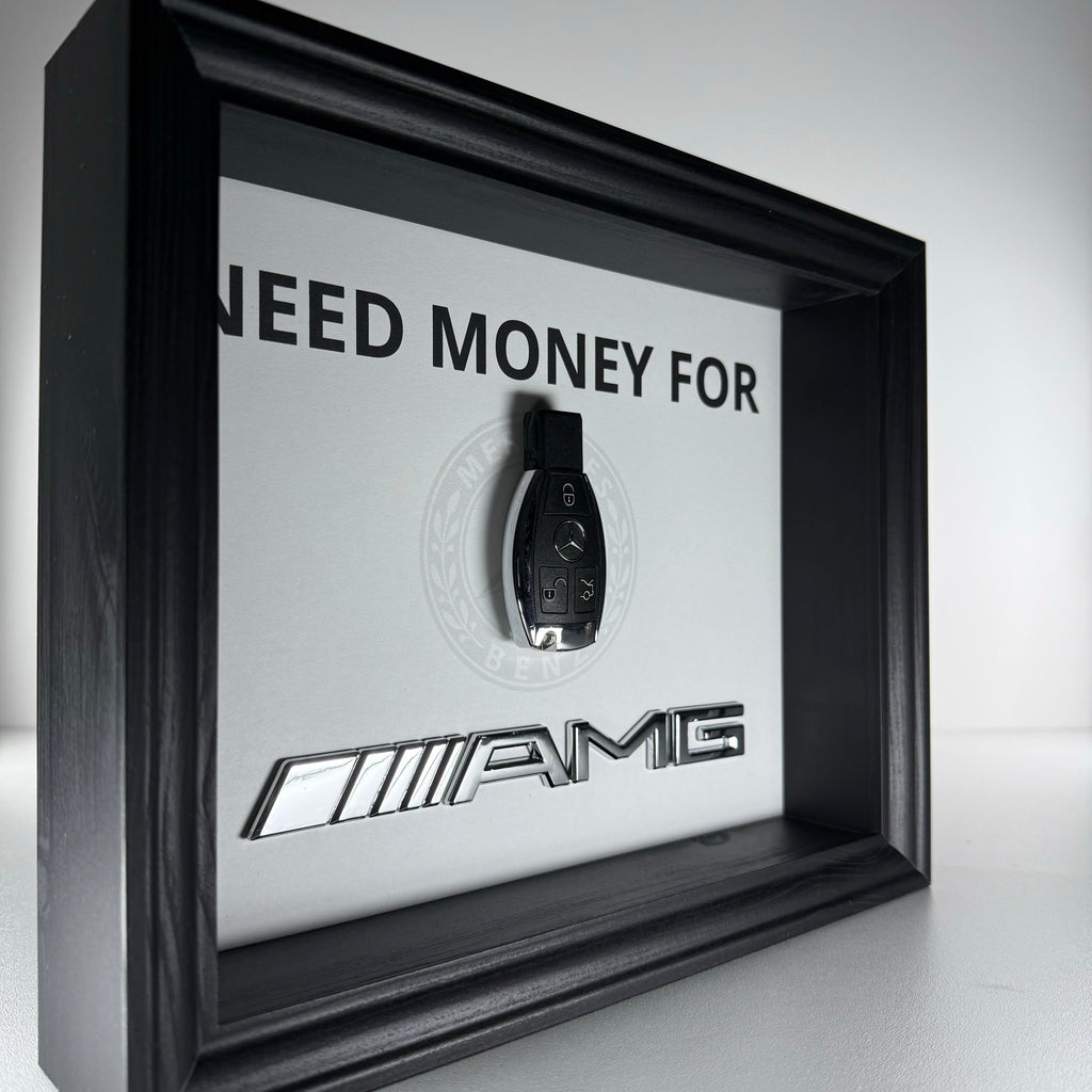 Cadre Mercedes AMG Badge Heritage