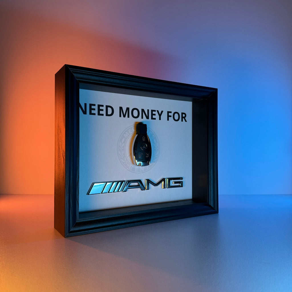 Cadre Mercedes AMG Badge Heritage