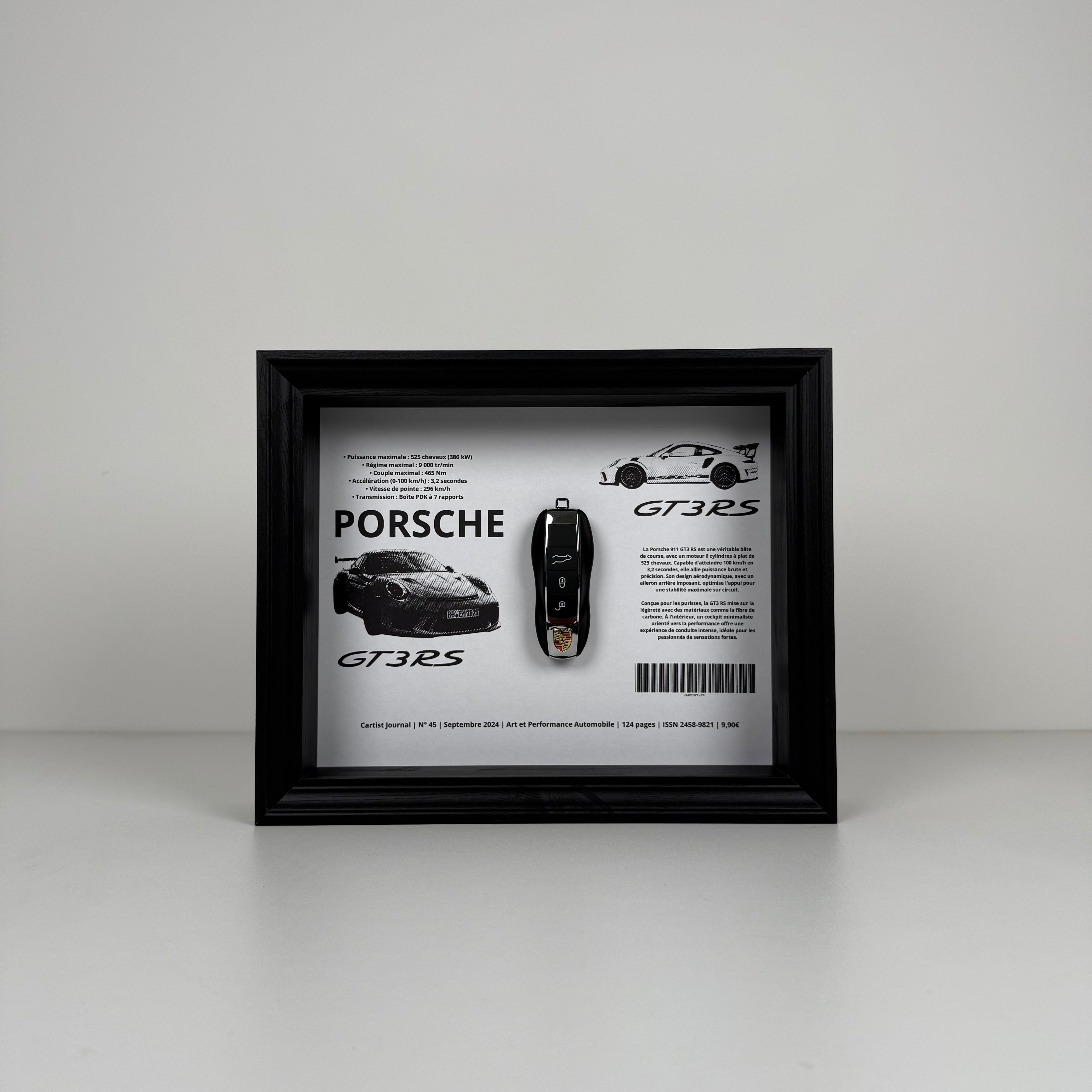 Cadre Porsche Journal Édition