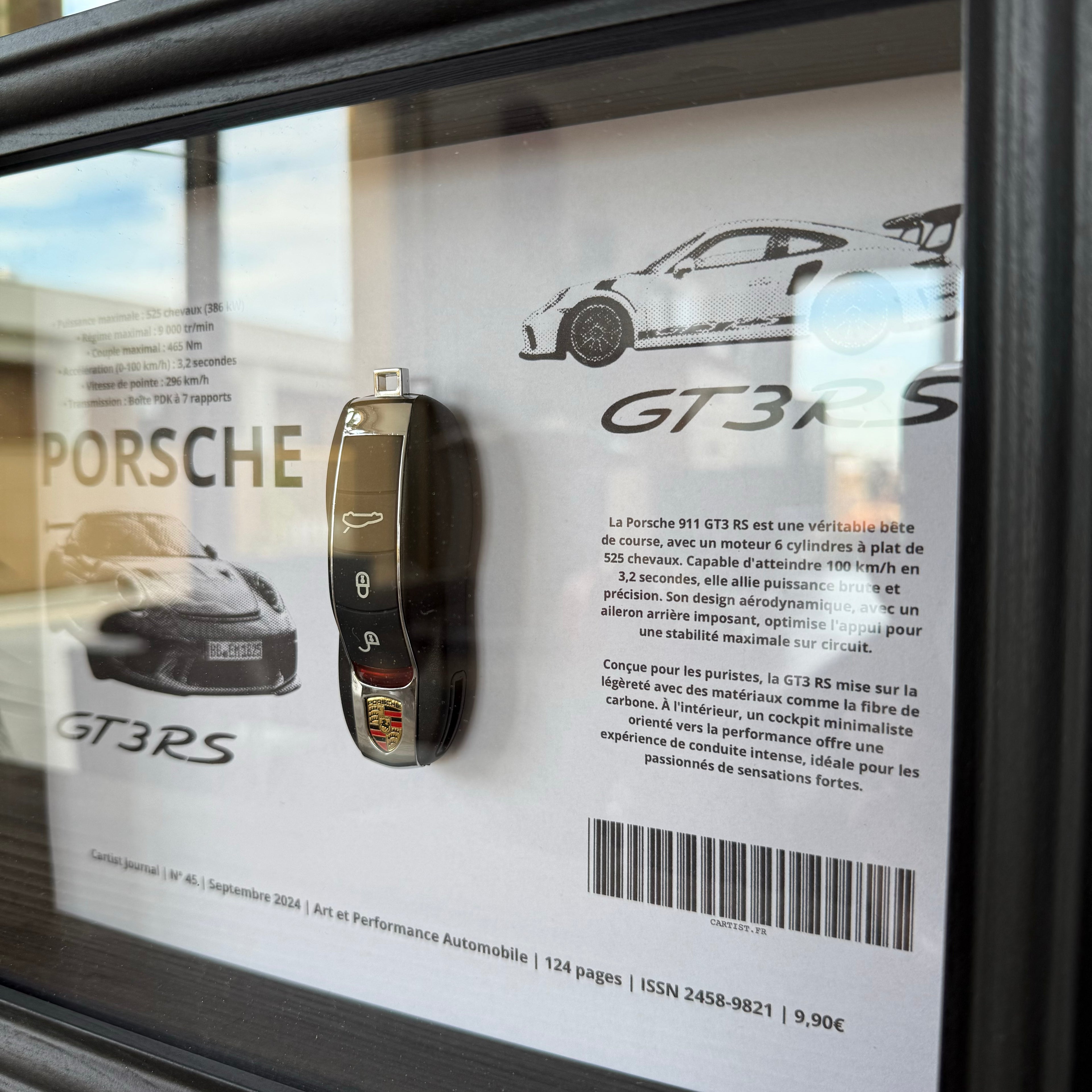 Cadre Porsche Journal Édition